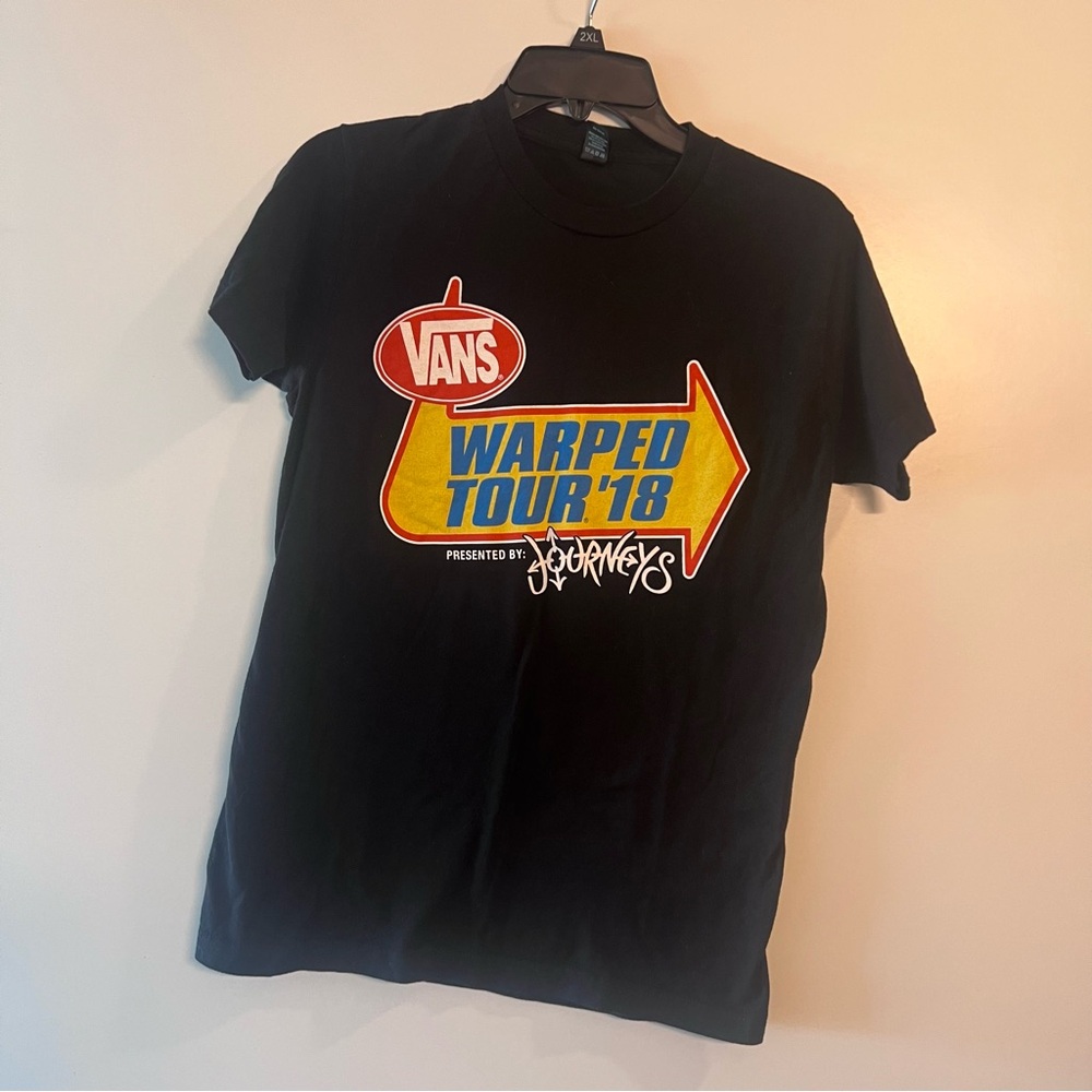 Vans Warped Tour '18 Black Tee with Colorful Logo